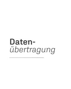 Datenübertragung Smartphone